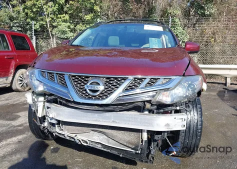 2012 Nissan Murano Sv z USA, uszkodzony, nr VIN JN8AZ1MU8CW113875